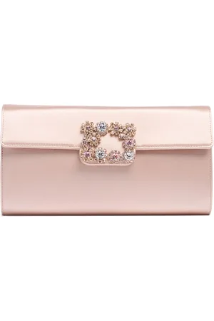 Roger Vivier Clutch De Piel Con Hebilla