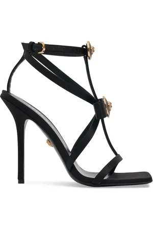VERSACE Sandalias De Satén 110mm