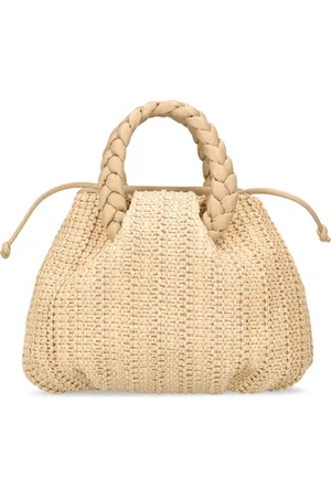 Hereu Bolso De Mano Mediano Bombon De Rafia