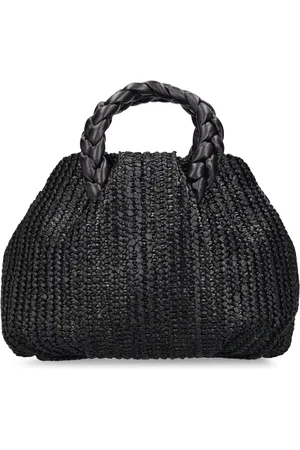 Hereu Bolso De Mano Mediano Bombon De Rafia