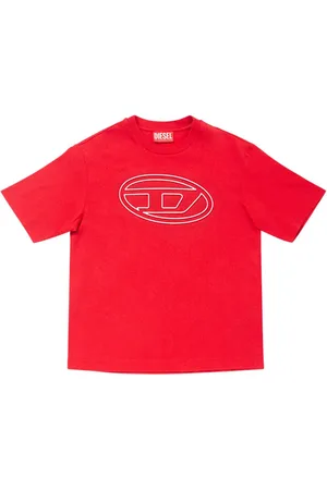 Diesel Camiseta De Algodón Con Logo