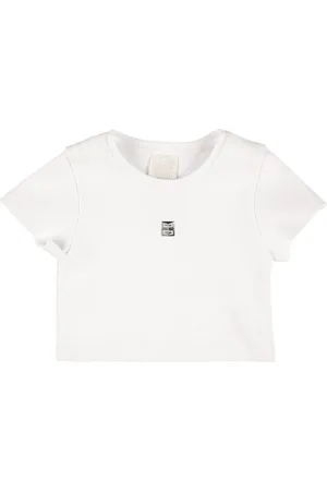 Givenchy Camiseta De Algodón Acanalado