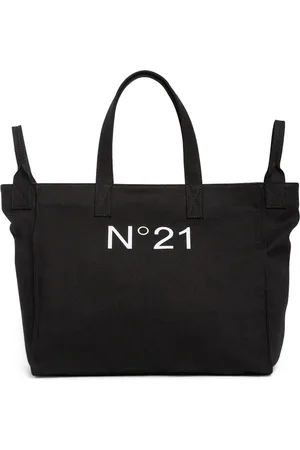 Nº21 Bolso De Mano De Nylon Estampado Con Logo