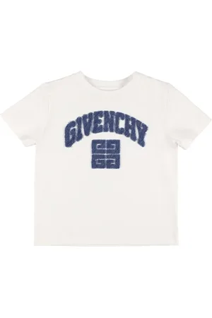 Givenchy Camiseta De Jersey Con Logo En Denim