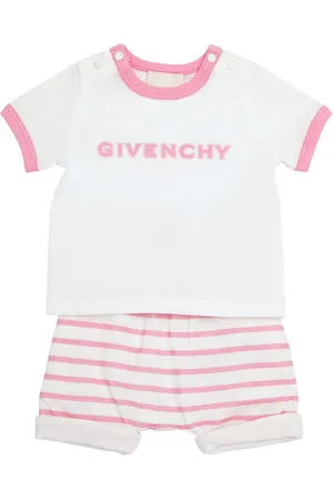 Givenchy Camiseta Y Shorts De Jersey De Algodón
