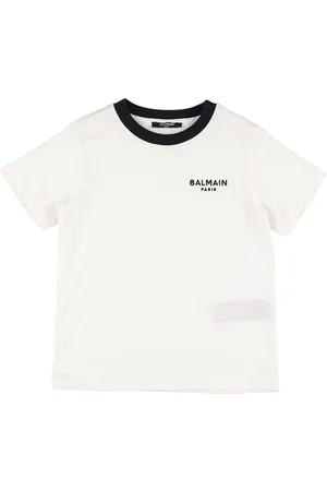 Balmain Camiseta De Jersey De Algodón Orgánico