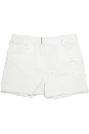 Givenchy Shorts De Sarga De Algodón