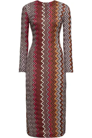 Missoni Vestido Midi De Punto De Lana