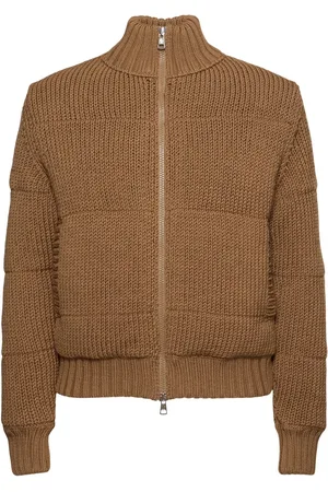 Moncler Cárdigan De Lana Con Cremallera