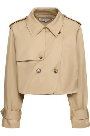 J.W.Anderson Abrigo Trench De Sarga De Algodón