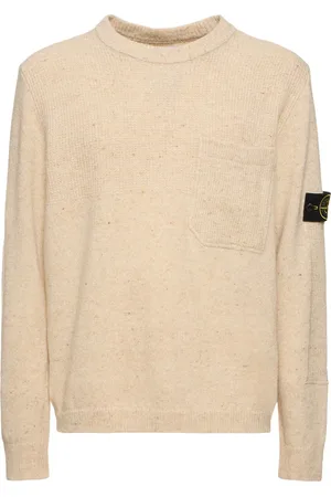 Stone Island Wool Blend Crewneck Sweater