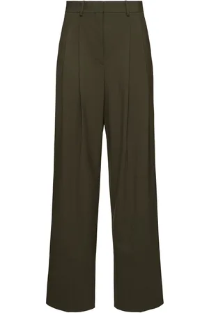 THEORY Pantalones Anchos Plisados