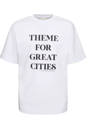 DRIES VAN NOTEN Camiseta De Jersey De Algodón Estampada