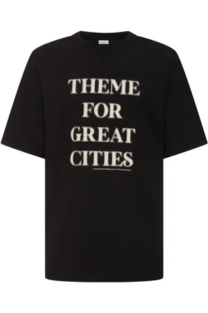 DRIES VAN NOTEN Camiseta De Jersey De Algodón Estampada