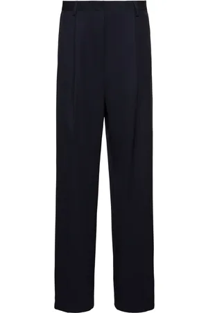 DRIES VAN NOTEN Pantalones Rectos De Lana