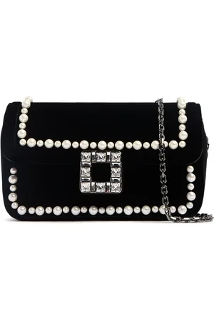 Roger Vivier Bolso Viv Jeu De Fille De Terciopelo