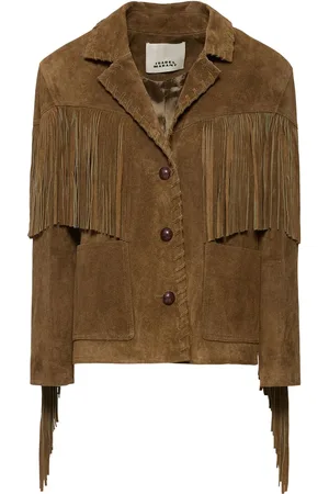 Isabel Marant Chaqueta De Piel Con Flecos