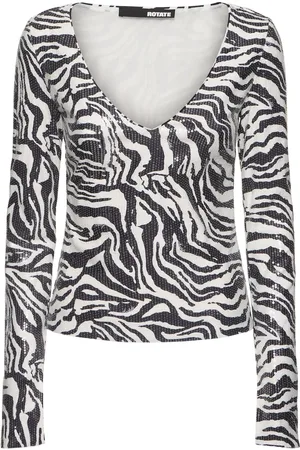 ROTATE Camiseta Con Lentejuelas