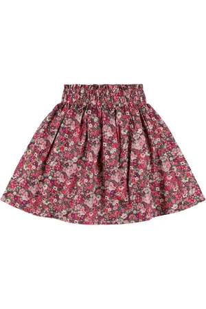 MIPOUNET Falda De Popelina De Algodón Con Estampado
