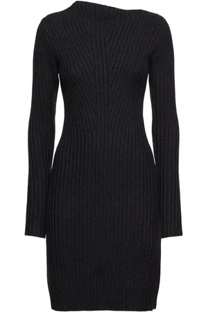 REMAIN Vestido De Punto Con Manga Larga