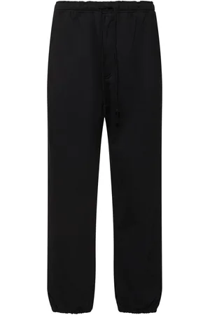 Y-3 Pantalones Deportivos De Algodón