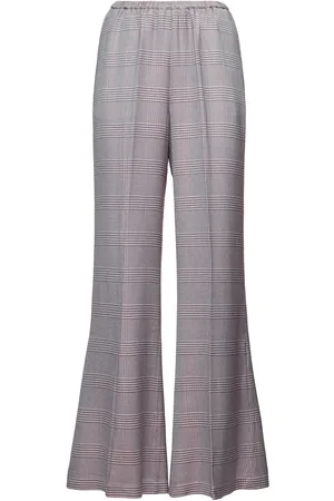 FORTE FORTE Pantalones Acampanados Príncipe De Gales