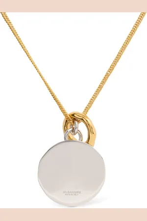 Jil Sander Collar Chapado En Con Colgante