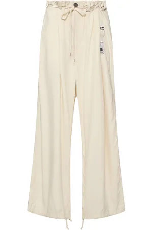MIHARA YASUHIRO Pantalones Anchos De Viscosa