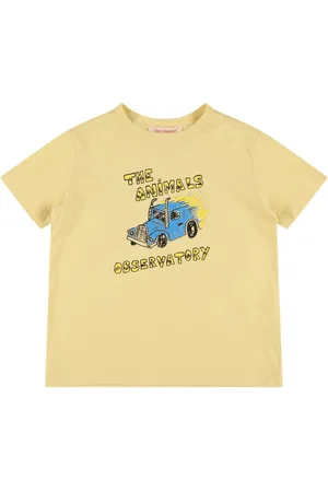 The Animals Observatory Camiseta De Jersey De Algodón Estampada