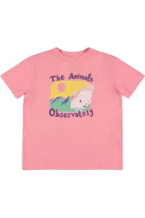 The Animals Observatory Camiseta De Jersey De Algodón Estampada