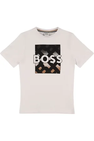 HUGO BOSS Camiseta De Jersey De Algodón Estampada