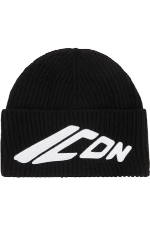 Dsquared2 Gorro Beanie De Algodón Y Lana