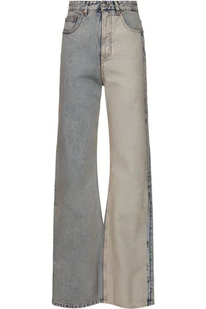 Maison Margiela Jeans Rectos De Algodón