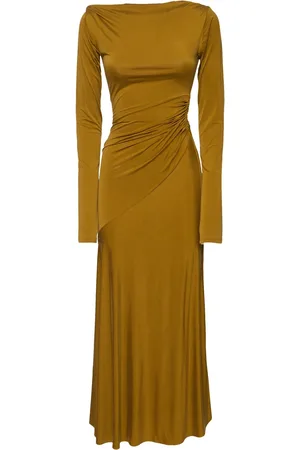The Andamane Vestido Midi De Jersey Efecto Ante