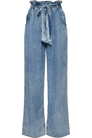 Marant Etoile Jeans De Denim Con Cintura Alta