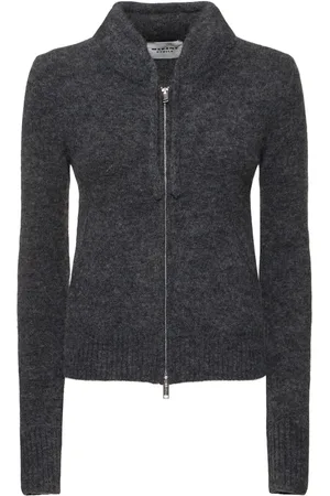 Marant Etoile Cárdigan De Punto De Alpaca Con Cremallera