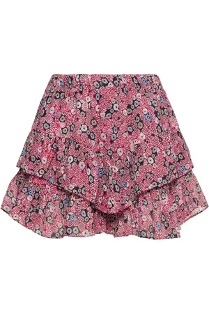 Marant Etoile Minifalda De Algodón Estampado