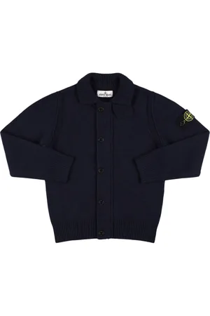 Stone Island Cárdigan De Punto De Lana