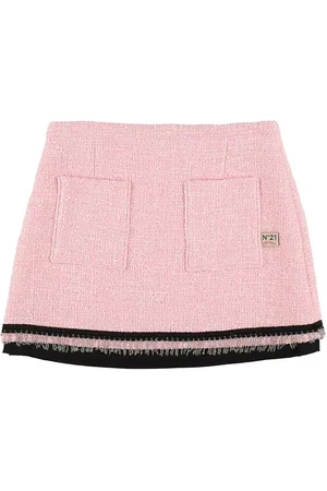 Nº21 Falda De Lana Bouclé