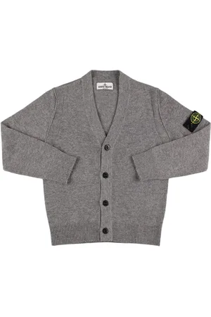 Stone Island Cárdigan De Punto De Lana