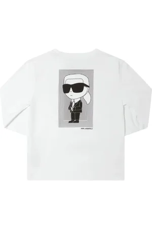 Karl Lagerfeld Camiseta De Jersey Con Manga Larga