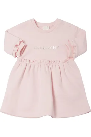 Givenchy Vestido De Felpa De Algodón Estampado