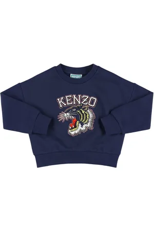 Kenzo Sudadera De Algodón Con Cuello Redondo
