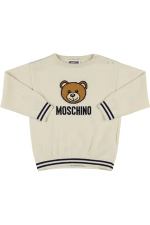 Moschino Suéter De Punto De Algodón Y Lana