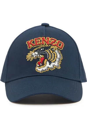 Kenzo Gorra De Baseball De Algodón Estampada