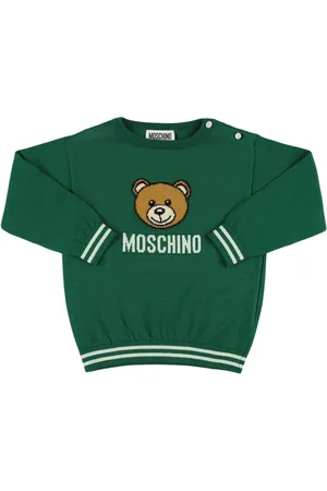Moschino Suéter De Punto De Algodón Y Lana