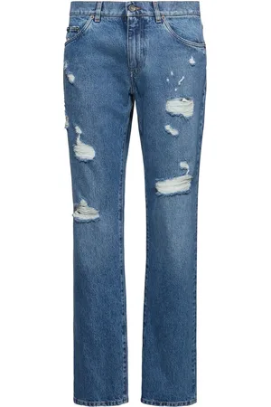Dolce & Gabbana Jeans De Denim Desgastados