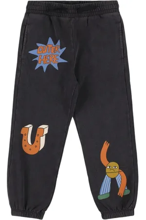 Stella McCartney Pantalones Deportivos De Algodón Estampado