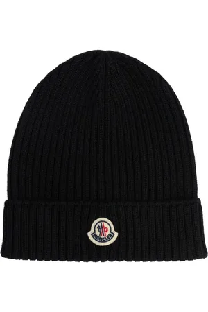 Moncler Gorro Beanie De Algodón Con Logo