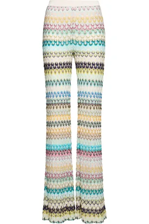 Missoni Pantalones Anchos De Crochet